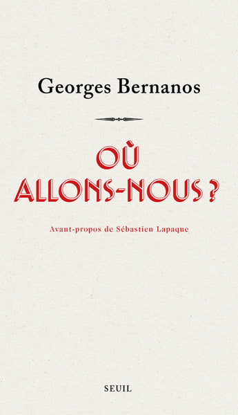 Où allons-nous ?