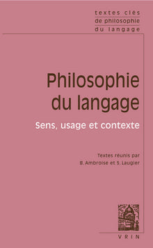 Textes cles de philosophie du langage