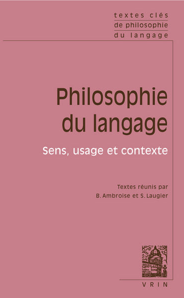 Textes cles de philosophie du langage