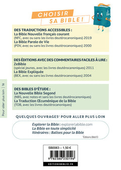Ouvrir une Bible...