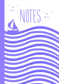 Carnet Marinière Lavande