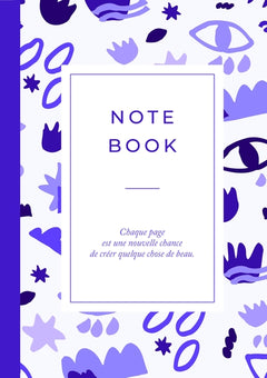 Carnet motifs Violet
