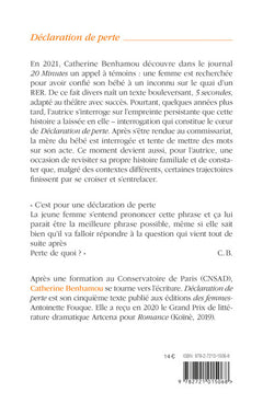 Déclaration de perte