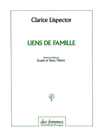 Liens de famille: Contes et nouvelles