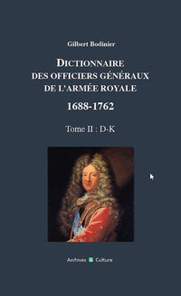 Dictionnaire des officiers généraux de l'armée royale