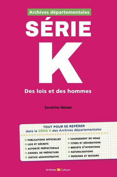 Archives départementales : série K