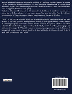 Les quinze Tablettes de Thoth l'Atlante