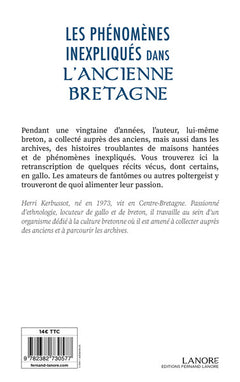 Les phénomènes inexpliqués dans l'ancienne Bretagne
