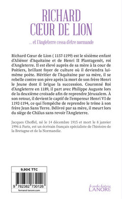 Richard cœur de lion … et l'Angleterre cessa d'être normande