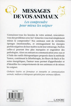 Messages de vos animaux - Les comprendre pour mieux les soigner avec l'aromathérapie et la lithothérapie