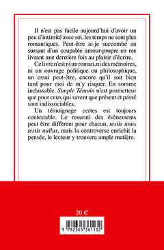 Simple témoin