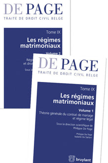 Les régimes matrimoniaux