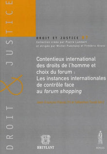 Contentieux international des droits de l'homme et choix du forum : les instances