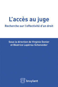 L'accès au juge
