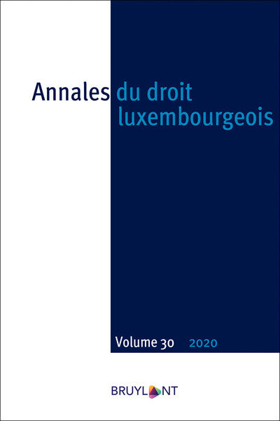 Annales du droit luxembourgeois - 2020