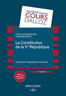 La constitution de la Ve République - Tome 2