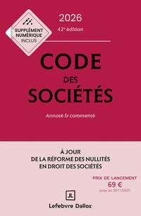 Code des sociétés 2026
