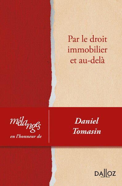 Mélanges en l'honneur de Daniel Tomasin