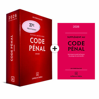 Code pénal 2026 annoté