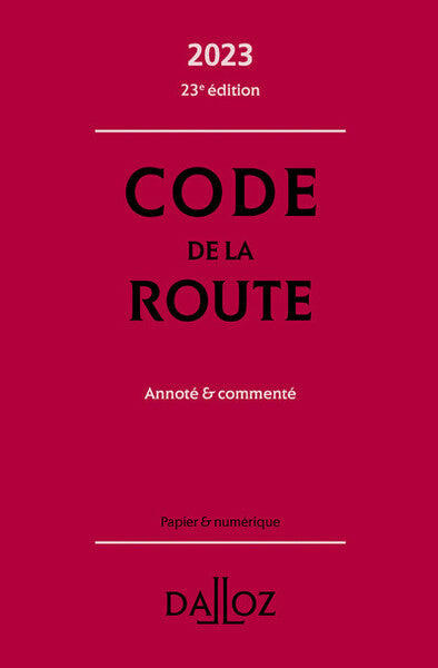 Code de la route 2023
