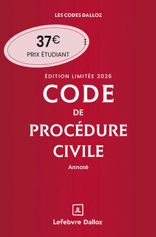 Code de procédure civile 2026 annoté