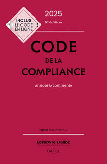 Code de la compliance 2025