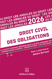 Annales Droit civil des obligations 2026