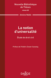 La notion d'universalité
