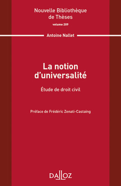 La notion d'universalité