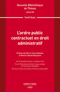 L'ordre public contractuel en droit administratif