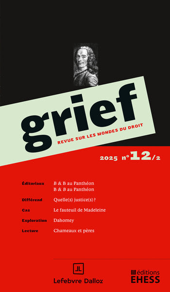 Grief, revue sur les mondes du droit, n° 12/2