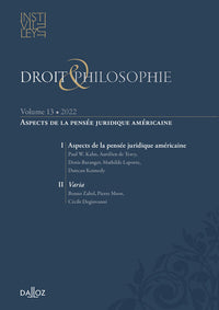 Aspects de la pensée juridique américaine