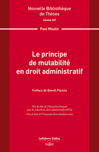 Le principe de mutabilité en droit administratif