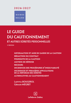 Le guide du cautionnement 2026/2027. 2e éd.