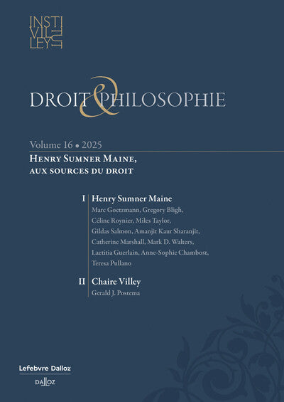 Henry Sumner Maine, aux sources du droit