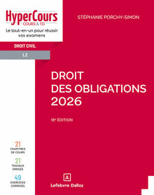 Droit des obligations 2026. 18e éd.