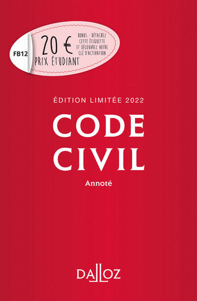 Code civil annoté 2020