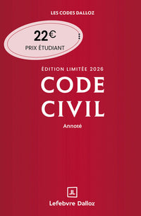 Code civil 2026 annoté