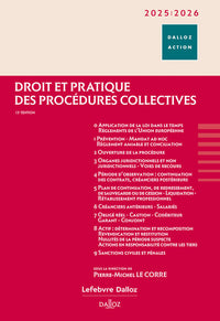 Droit et pratique des procédures collectives 2025/2026