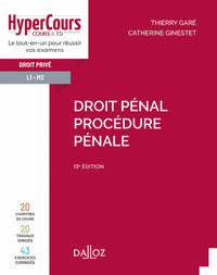 Droit pénal. Procédure pénale 2022