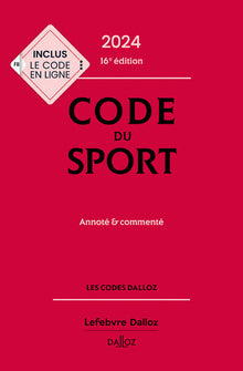 Code du sport 2024