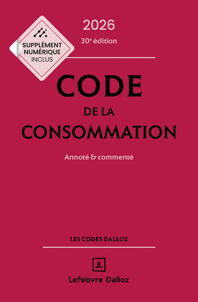 Code de la consommation 2026