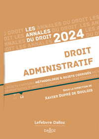 Les annales du droit administratif 2024