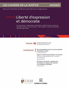 Les cahiers de la justice 2026/3
