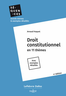 Droit constitutionnel en 11 thèmes