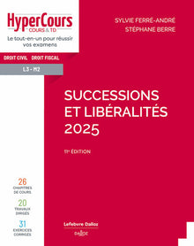 Successions et libéralités 2025