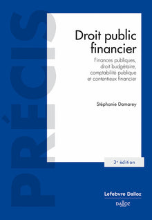 Droit public financier. 3e éd.