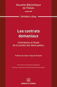 Les contrats domaniaux. Volume 257