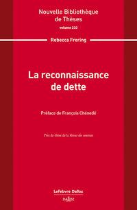 La reconnaissance de dette