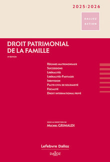 Droit patrimonial de la famille